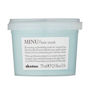 Відновлювальна маска для фарбованого волосся Davines Essential Haircare MINU Hair Mask 75 мл - основне фото