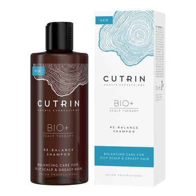 Балансирующий шампунь для жирной кожи головы Cutrin Bio+ Re-balance Shampoo 250 мл - основное фото