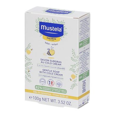 Детское мыло Mustela Gentle Soap with Cold Cream and Beeswax 100 г - основное фото