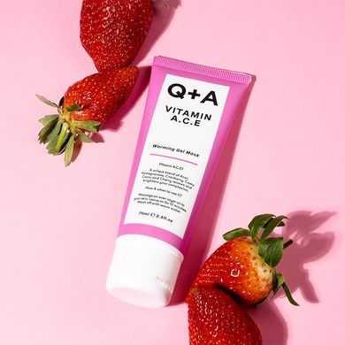 Мультивітамінна маска для обличчя Q+A Vitamin A.C.E. Warming Gel Mask 75 мл - основне фото