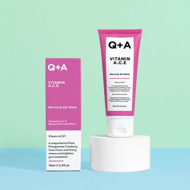 Мультивитаминная маска для лица Q+A Vitamin A.C.E. Warming Gel Mask 75 мл - основное фото