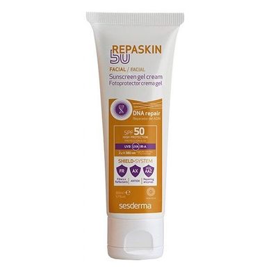 Сонцезахисний крем-гель Sesderma Repaskin Sunscreen Gel-Cream SPF 50 50 мл - основне фото