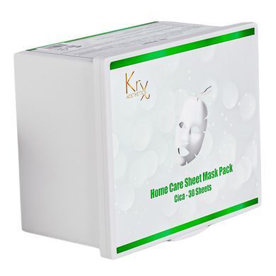 Тканинна маска KRX Aesthetics Home Care Sheet Mask Pack Cica 30 шт - основне фото