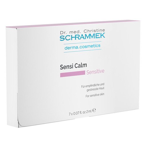 Ампульный концентрат для чувствительной кожи против купероза Dr.Schrammek Sensi Calm Ampoules 7 x 2 мл - основное фото