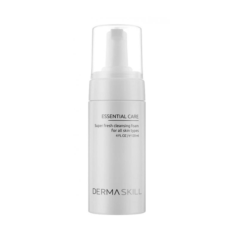 Очищувальна пінка для обличчя Dermaskill Essential Care Super Fresh Cleansing Foam For All Skin Types 100 мл - основне фото