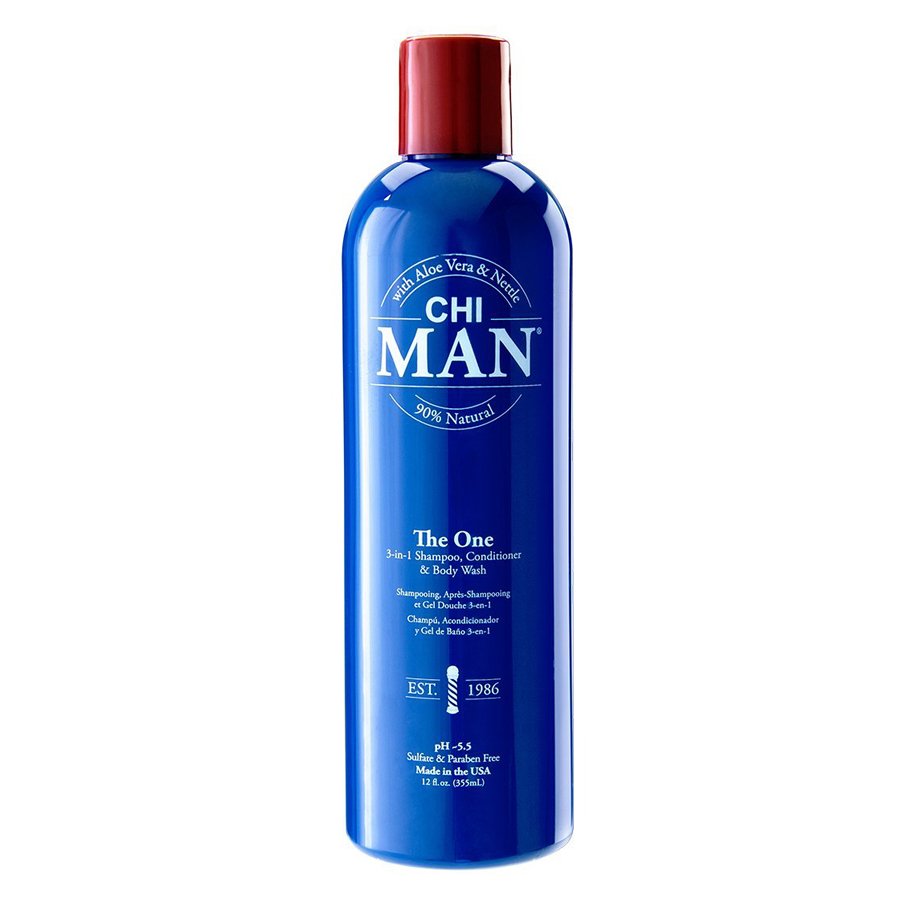 Средство 3 в 1 для мужчин шампунь + кондиционер + гель для душа CHI Man The One 3-in-1 Shampoo, Conditioner & Body Wash 355 мл - основное фото