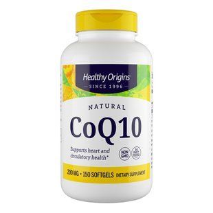 Коензим Q10 Healthy Origins Natural CoQ10 200 mg 150 шт - основне фото