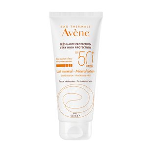 Минеральное солнцезащитное молочко Avene Eau Thermale Very High Protection Mineral Lotion SPF 50+ 100 мл - основное фото