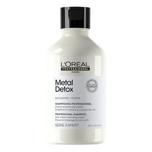 Шампунь для зменшення ламкості волосся і зміни кольору L'Oreal Professionnel Metal Detox Shampoo 300 мл - основне фото