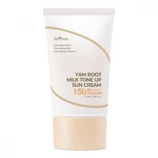 Солнцезащитный крем Isntree Yam Root Milk Tone Up Sun Cream SPF 50+ PA++++ 50 мл - основное фото