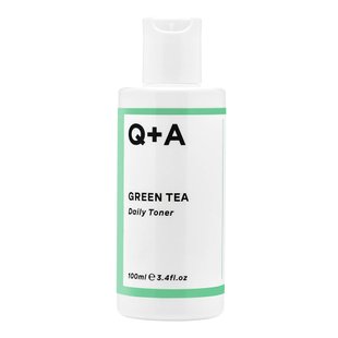 Успокаивающий тонер для лица с зелёным чаем Q+A Green Tea Daily Toner 100 мл - основное фото