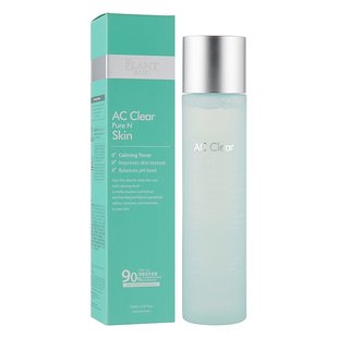 Успокаивающий тонер с экстрактом центеллы THE PLANT BASE AC Clear Pure N Skin 150 мл - основное фото