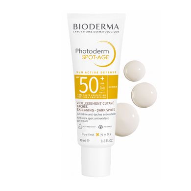 Солнцезащитный крем для лица BIODERMA Photoderm Spot-Age SPF 50+ 40 мл - основное фото