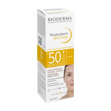 Сонцезахисний крем для обличчя BIODERMA Photoderm Spot-Age SPF 50+ 40 мл - основне фото