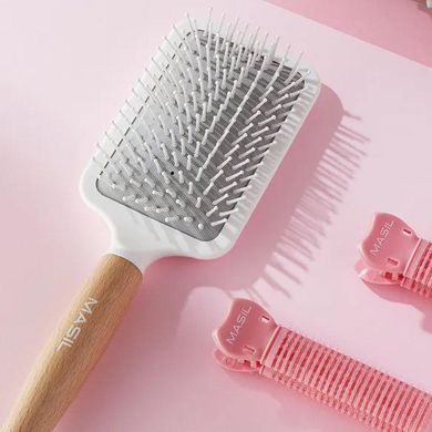 Антистатическая щётка для волос Masil Wooden Paddle Brush 1 шт - основное фото