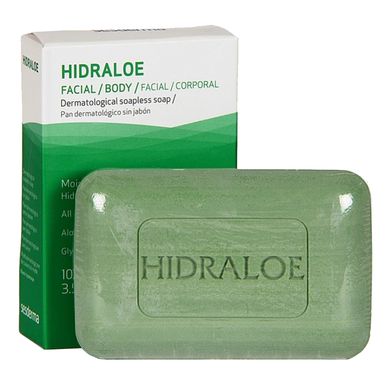 Дерматологічне мило з алое вера Sesderma Hidraloe Dermatological Soapless Soap 100 г - основне фото