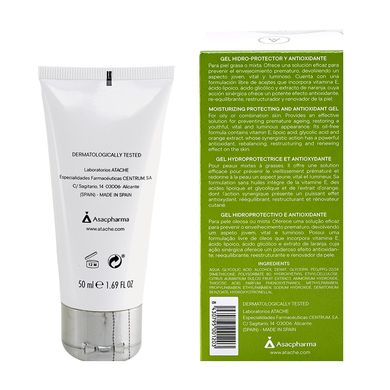 Гидрозащитный антиоксидантный гель для жирной и комбинированной кожи Atache C Vital Hydroprotective Gel Oily & Combination Skin 50 мл - основное фото