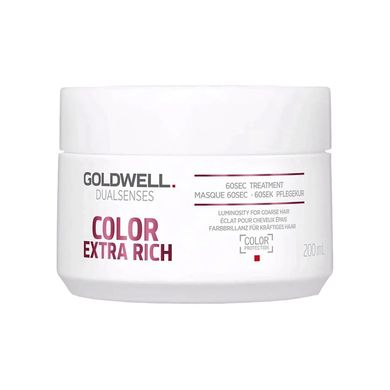 Маска для восстановления толстых и пористых окрашенных волос Goldwell Dualsenses Color Extra Rich Brilliance 60 Seconds Treatment 200 мл - основное фото