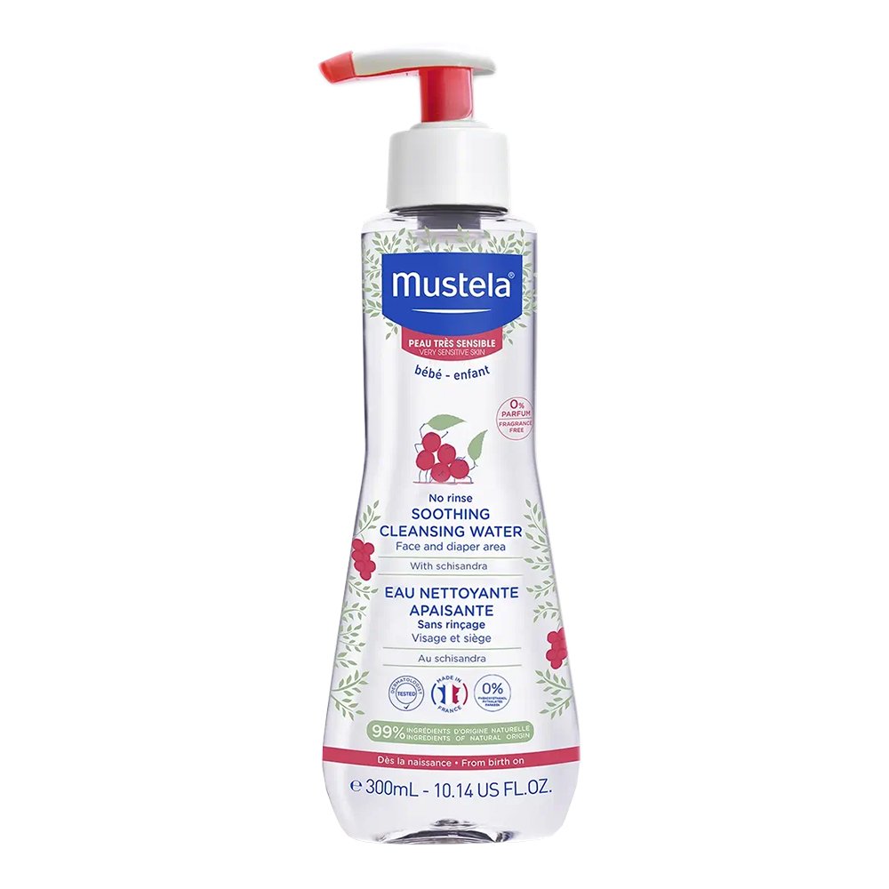 Дитяча міцелярна вода Mustela No-Rinse Soothing Cleansing Water 300 мл - основне фото