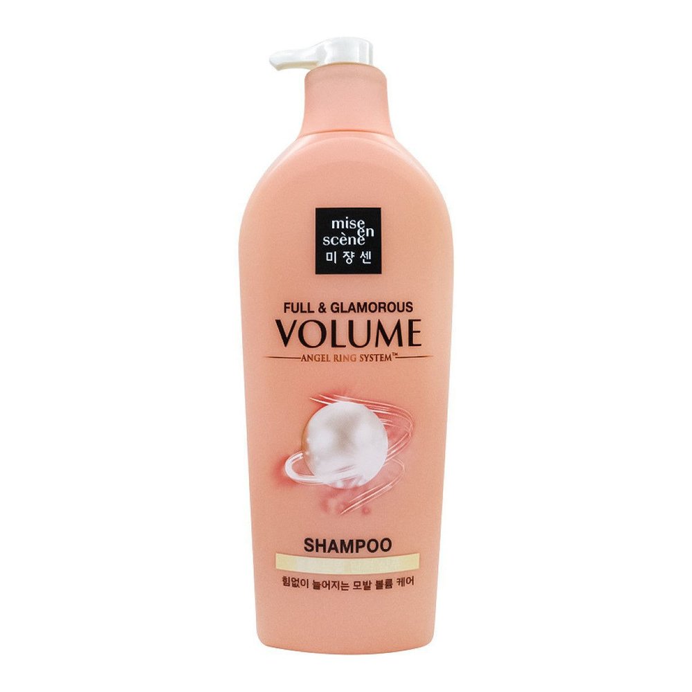 Шампунь для придания объёма с жемчужной пудрой Mise En Scene Pearl Full & Glamorous Volume Shampoo 780 мл - основное фото