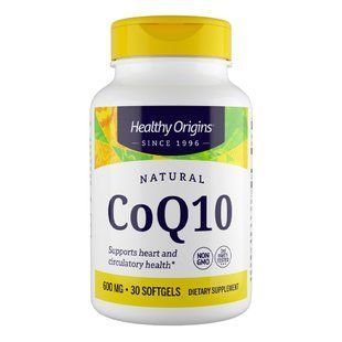 Коензим Q10 Healthy Origins Natural CoQ10 600 mg 30 шт - основне фото