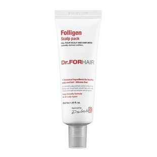 Оздоравливающая маска для кожи головы Dr. FORHAIR Folligen Scalp Pack 50 мл - основное фото