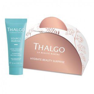 Зволожувальний танучий крем для обличчя в подарунковій коробці Thalgo Hydrate Beauty Surprise Source Marine 15 мл - основне фото