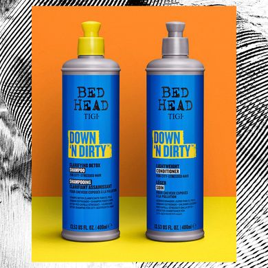 Детокс-шампунь для волосся TIGI Bed Head Down N Dirty Shampoo 400 мл - основне фото