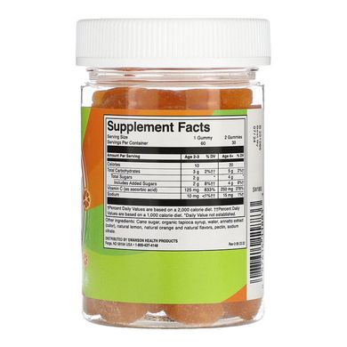 Добавка для дітей з вітаміном C Swanson Kids Vitamin C Gummies Orange 60 шт - основне фото