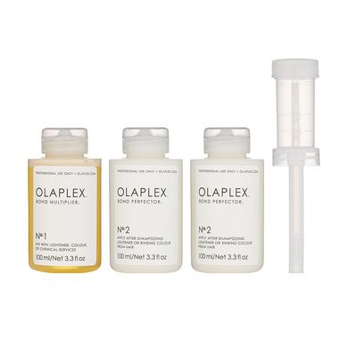 Дорожный набор для защиты окрашенных волос Olaplex Traveling Stylist Kit 3х100 мл - основное фото