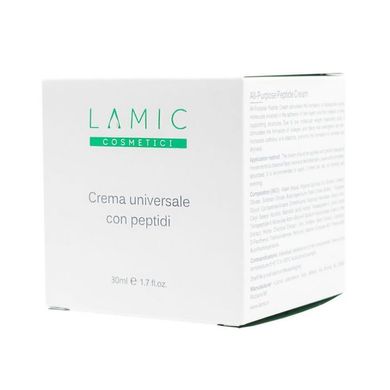 Крем із пептидами Lamic Cosmetici Crema Universale Con Peptidi 30 мл - основне фото