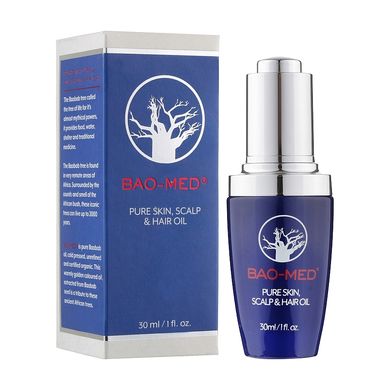 Олія для шкіри, волосся та шкіри голови Mediceuticals Bao-Med Pure Skin Scalp & Hair Oil 30 мл - основне фото