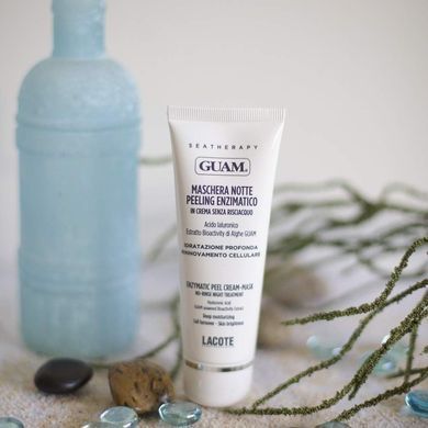 Нічна ензимна пілінг-маска для обличчя Guam Seatherapy Maschera Notte Peeling Enzimatico 75 мл - основне фото
