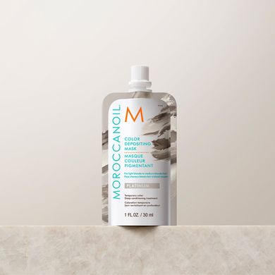 Платиновая оттеночная маска для волос Moroccanoil Platinum Color Depositing Mask 30 мл - основное фото