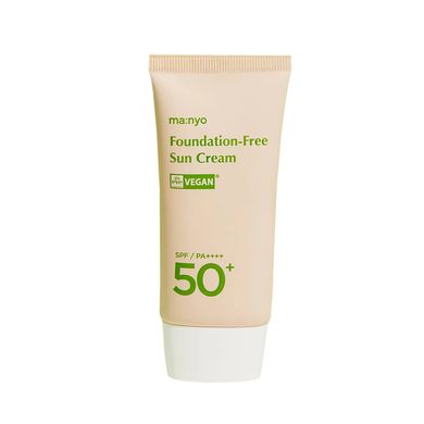 Солнцезащитный крем с тонирующим действием Manyo Factory Foundation Free Sun Cream SPF 50+ PA++++ 50 мл - основное фото