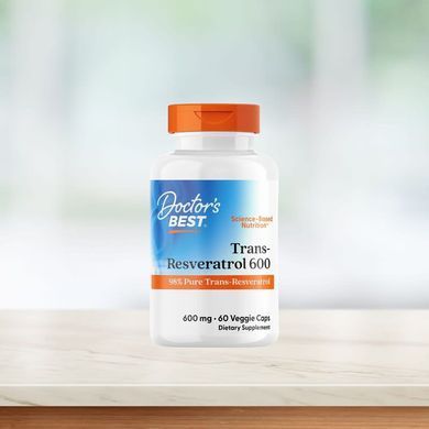 Транс-ресвератрол Doctor's Best Trans-Resveratrol 600 600 mg 60 шт - основне фото