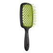 Чорно-зелена прямокутна щітка для волосся Janeke Superbrush The Original 71SP226 VER