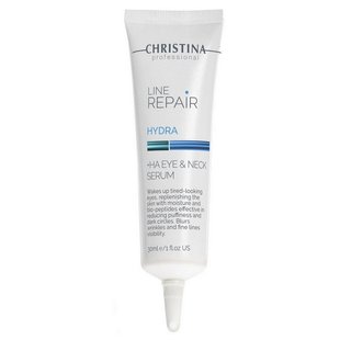 Сыворотка для кожи шеи и вокруг глаз Christina Line Repair Hydra HA Eye & Neck Serum 30 мл - основное фото