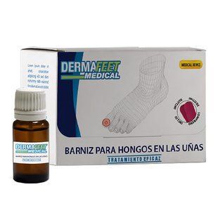 Медичний лак від грибка нігтів DermaFeet Medical Fungus Varnish 9 мл - основне фото