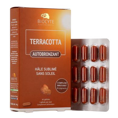 Харчова добавка Biocyte Terracotta Cocktail Autobronzant 30 шт - основне фото