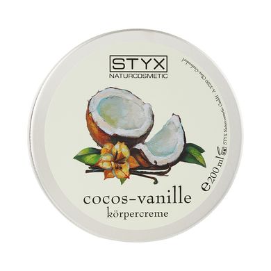 Крем для тіла «Кокос-Ваніль» STYX Naturcosmetic Kunst der Korperpflege Coconut-Vanilla Body Cream 200 мл - основне фото