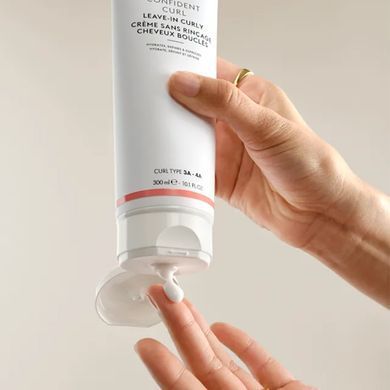 Незмивний крем для волосся з вираженими завитками Keune Care Confident Curl Leave-In Coily Cream 3A-4C 300 мл - основне фото