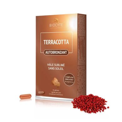 Харчова добавка Biocyte Terracotta Cocktail Autobronzant 30 шт - основне фото