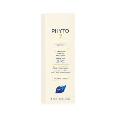 Зволожувальний крем для волосся PHYTO Phyto 7 Moisturizing Day Cream with 7 Plants 50 мл - основне фото