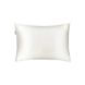 Біла наволочка з натурального шовку та сатину Mon Mou Soft Silk Pillowcase White 1 шт - додаткове фото