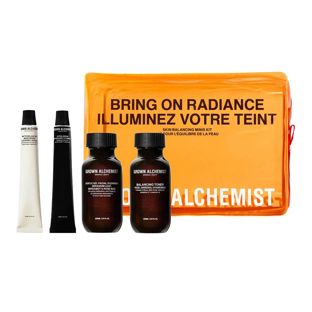 Тревел набор для сияния кожи Grown Alchemist Bring on Radiance Skin Balancing Minis Kit - основное фото