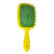 Жёлто-зелёная прямоугольная щётка для волос Janeke Superbrush The Original 86SP226 GIV