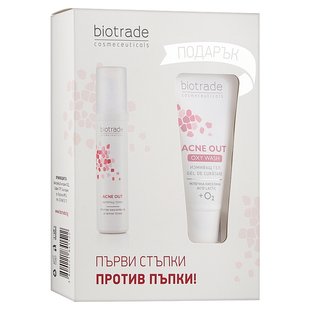 Набор: матирующий тоник + гель для умывания Biotrade Acne Out Kit - основное фото