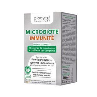 Дієтична добавка для функціонування імунної системи Biocyte Microbiote immunite 20 шт - основне фото
