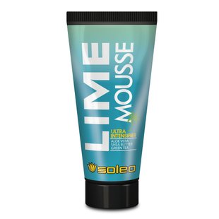 Ультраускоряющий лосьон для загара в солярии SOLEO Basic Lime Mousse Ultra Intensifier 150 мл - основное фото